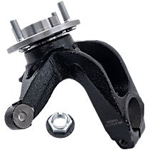 Front, Driver Side Steering Knuckle, Without Backing Plate, With Bearing, Without Dust Shield