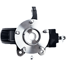 Front, Driver Side Steering Knuckle, Without Backing Plate, With Bearing, Without Dust Shield