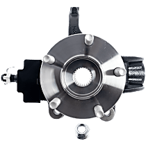 Front, Passenger Side Steering Knuckle, Without Backing Plate, With Bearing, Without Dust Shield