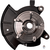 Front, Passenger Side Steering Knuckle, With Bearing, With Dust Shield