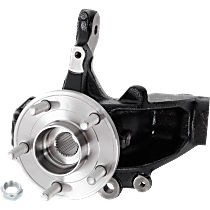 Front, Passenger Side Loaded Knuckle, Without Backing Plate, With Bearing