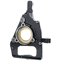 Front, Passenger Side Steering Knuckle, 4WD, Without Pulse Vacuum Locking Hubs, Without Backing Plate, Without Bearing