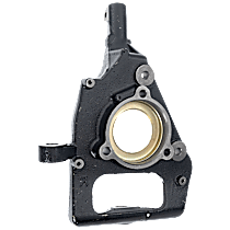 Front, Driver Side Steering Knuckle, 4WD, Without Pulse Vacuum Locking Hubs, Without Backing Plate, Without Bearing