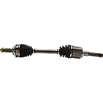 Front, Driver Side Axle Assembly, 2.5L Engine, Automatic Transmission
