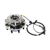Front, Driver or Passenger Side Wheel Hub, With Bearing, 8 x 6.69 in. Bolt Pattern, Four Wheel Drive