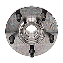 Rear, Driver or Passenger Side Wheel Hub, With Rear Drum Brake, 5 Lugs, With Bearing