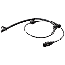 Rear, Driver or Passenger Side ABS Speed Sensor, Includes Wheel Speed Sensor Wiring Harness