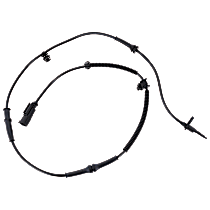 Rear ABS Speed Sensor, With Silver Caliper