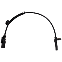 Rear, Driver or Passenger Side ABS Speed Sensor, With Single Rear Wheels