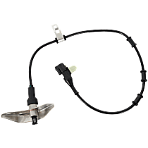 Front, Passenger Side ABS Speed Sensor, Straight Type