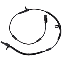 Rear, Driver Side ABS Speed Sensor, With Stability Control
