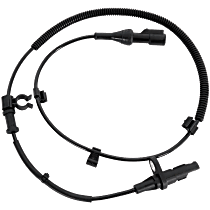 Rear, Driver Side ABS Speed Sensor, With Stability Control