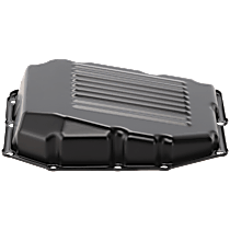 Transmission Pan - Natural, Aluminum, Stock Depth, Direct Fit, Sold individually