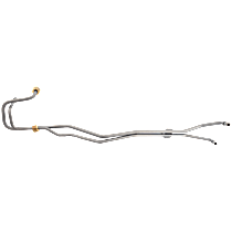 Fuel Line, Rubber and Metal, 2.3 in.