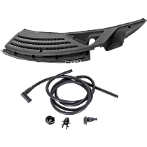Driver Side Wiper Cowl Grille