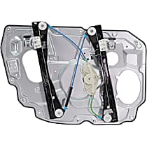 Front, Passenger Side Power Window Regulator, Without Motor