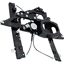 Front, Driver Side Power Window Regulator, With Motor