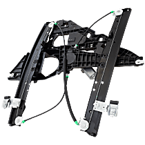 Front, Driver Side Power Window Regulator, With Motor, For Models With 8-Pin Plug