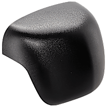 Passenger Side Hood Mirror Cover, Black
