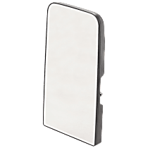 Mirror Glass Driver or Passenger Side, Upper, Heated, No Blind Spot Feature, No Turn Signal Light