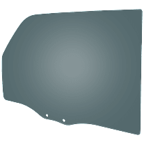 Rear, Passenger Side Door Glass, Gray Tint Privacy, DD11261YPN