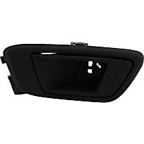 Rear, Driver Side Interior Door Handle, Textured Black, Without Door Lock Hole, For 14-16 S Model
