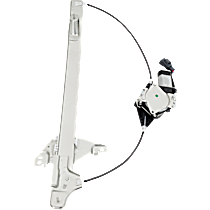 Rear, Passenger Side Window Regulator, Power