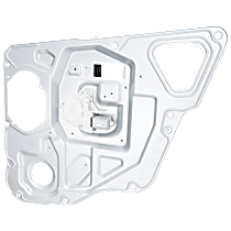 Rear, Passenger Side Power Window Regulator, With Motor