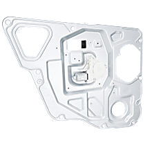 Rear, Driver Side Power Window Regulator, With Motor