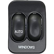 Front, Driver Side Window Switch, Black