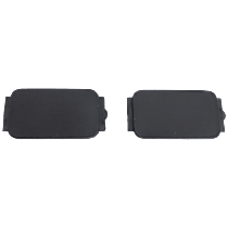 Textured Bed Rail Cap, Black, Plastic