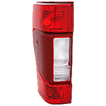 Driver Side Halogen Tail Light, Without bulb(s), Clear & Red Lens, CAPA Certified