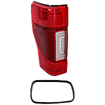 Driver Side LED Tail Light, With bulb(s), Crew Cab Pickup, OE Replacement, CAPA Certified