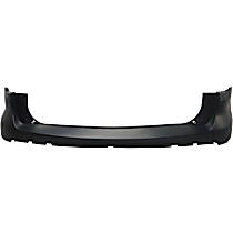 Rear, Upper Primed Bumper Cover, CAPA Certified