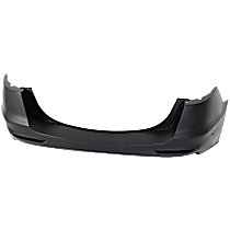 Rear Primed Bumper Cover, For Models Without Parallel Park Assist and Parking Aid Sensor