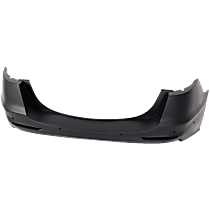 Rear Primed Bumper Cover, For Models With Parallel Park Assist and Parking Aid Sensor, CAPA Certified