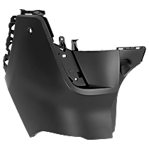 Rear, Passenger Side Bumper End, For Models With Active Park Assist System, Primed, Plastic, CAPA Certified