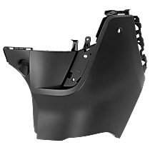 Rear, Driver Side Bumper End, For Models With Active Park Assist System, Primed, Plastic, CAPA Certified