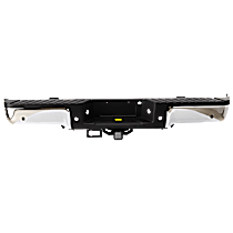 Step Bumper, For Models With Rear Object Sensor, With Base Towing Package , Chrome, Face Bar Only; Without pad provision, Without mounting bracket(s)