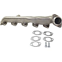 Driver Side Exhaust Manifold, 10 Cyl., 6.8L Engine, With Manifold Gaskets, Studs and Nuts