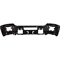 Front Bumper, Powdercoated Black, Without Mounting Brackets