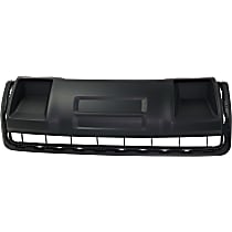 Front Skid Plate, Textured Black, without Tow Hook Holes, For Models without Off Road Package