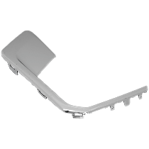 Front, Driver Side Fog Light Trim, Chrome