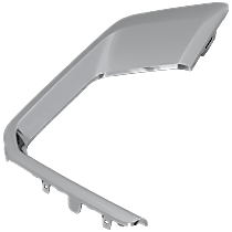 Front, Driver Side Fog Light Trim, Chrome