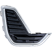 Front, Passenger Side Fog Light Cover, Chrome