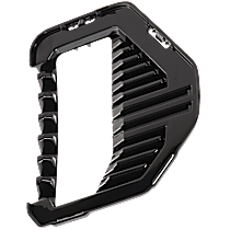Front, Passenger Side Fog Light Trim, Black
