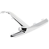 Front, Passenger Side Fog Light Trim, Chrome