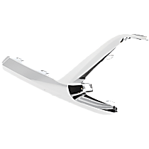 Front, Driver Side Fog Light Trim, Chrome