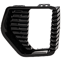 Front, Driver Side Fog Light Trim, Textured Black, Elevation/SLE Models