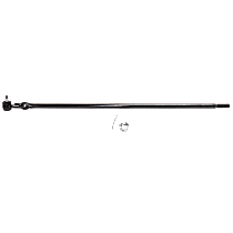 Front, Driver Side, Outer Tie Rod End, with 1 (in) x 18 Threads, with Left Hand Threads